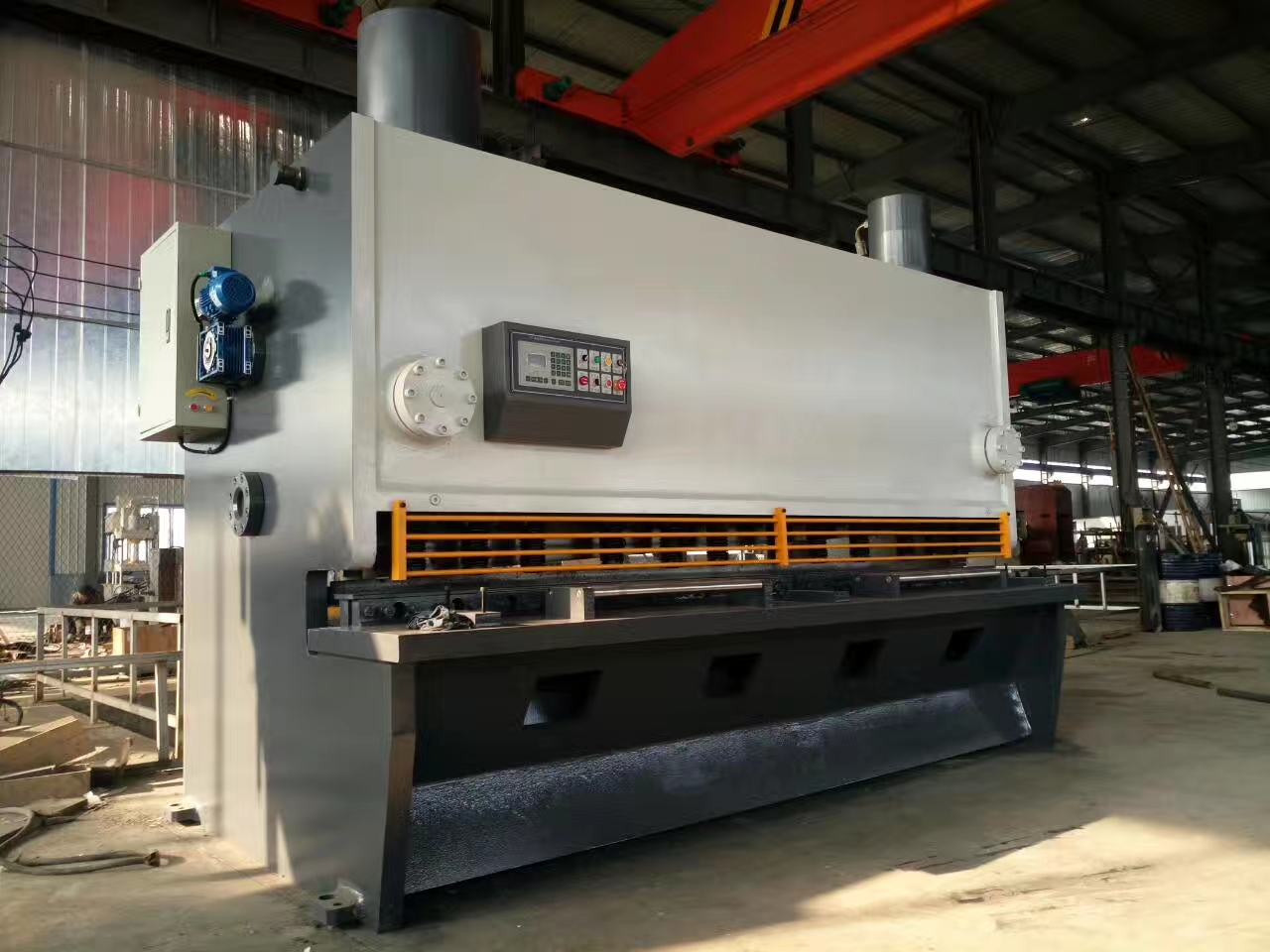 Guillotine Hydraulic Shearing Machine Price Sheet Metal Qc11y-12x4000 गिलोटिन हाइड्रोलिक छार्न मेसिन मूल्य पाना धातु Qc11y-12x4000