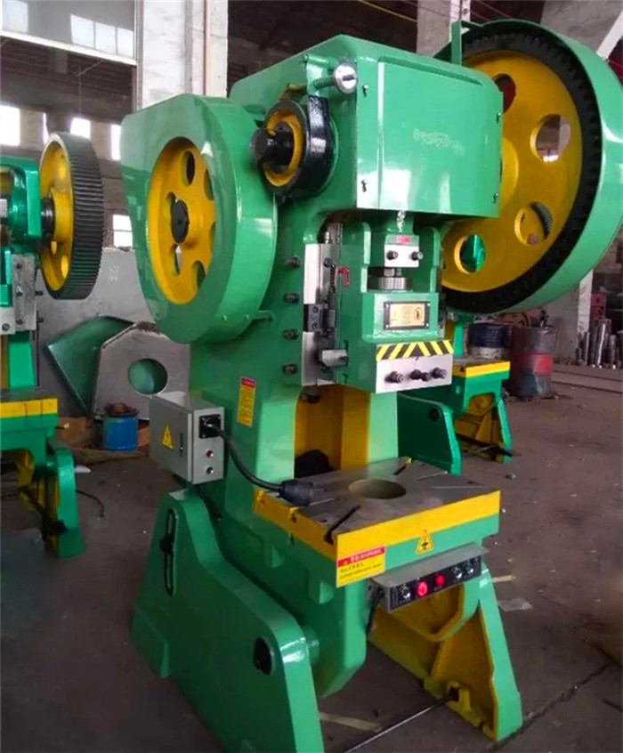 J23 Series 10 Ton Pneumatic Power Press Aluminium Lid Punching Machine J23 श्रृंखला 10 टन वायमेटिक पावर प्रेस एल्युमिनियम ढक्कन पंचिंग मेसिन