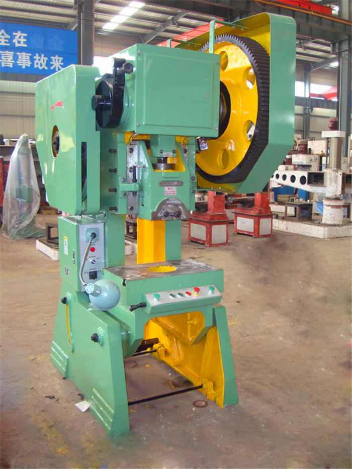 J23 Series 10 Ton Pneumatic Power Press Aluminium Lid Punching Machine J23 श्रृंखला 10 टन वायमेटिक पावर प्रेस एल्युमिनियम ढक्कन पंचिंग मेसिन